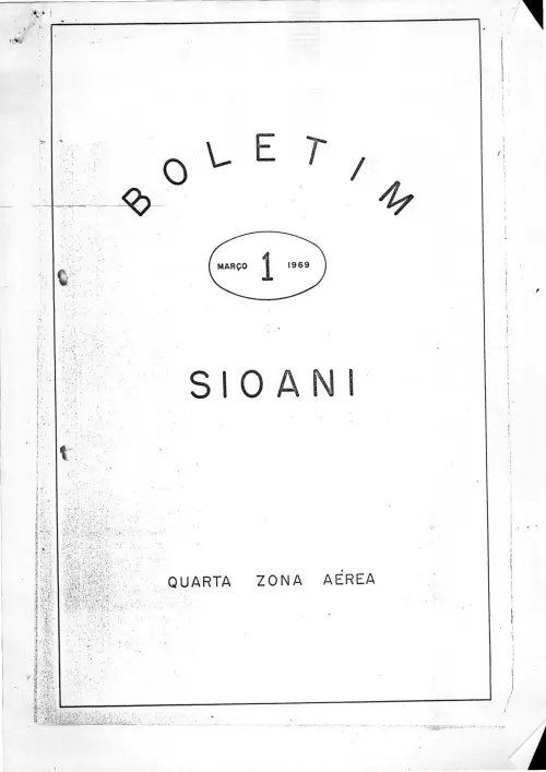 First page of BrazilianUFOFiles - 1969 Boletim SIOANI Conteúdo 1969_BOLETIM_SIOANI_CONTEUDO