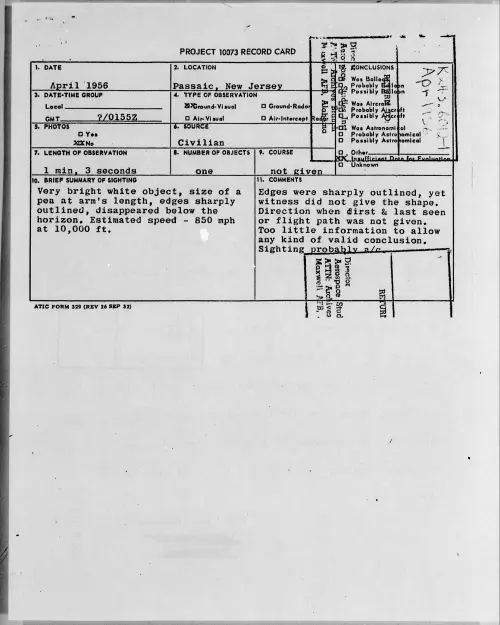 First page of 1956.04 - 6785472 - Passaic, New Jersey
