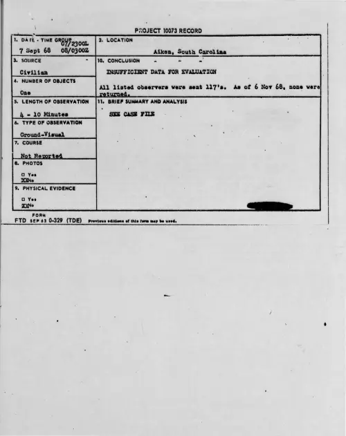 First page of 1968-09-9677754-Aiken-SouthCarolina