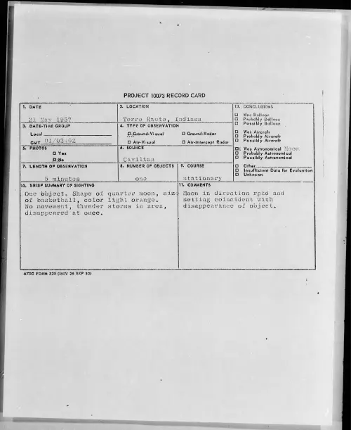 First page of 1957.05 - 6790303 - Terre Haute, Indiana