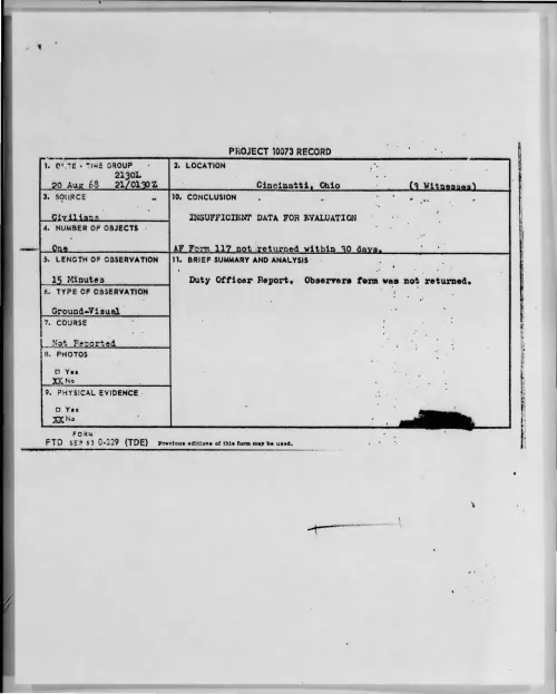 First page of 1968-08-9677150-Cincinatti-Ohio