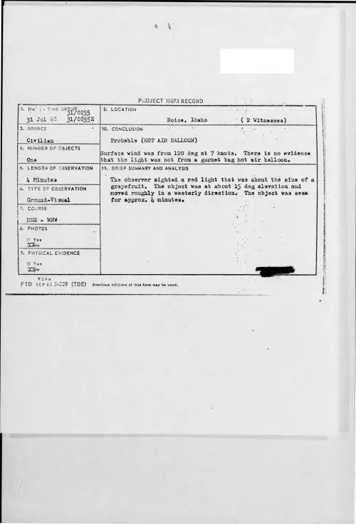 First page of 1968-07-7202621-Boise-Idaho