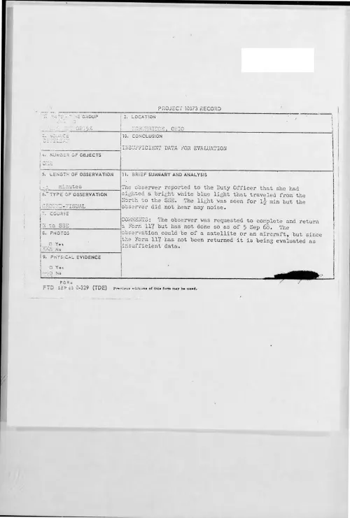 First page of 1968-07-7202431-NORTHRIDGE-OHIO