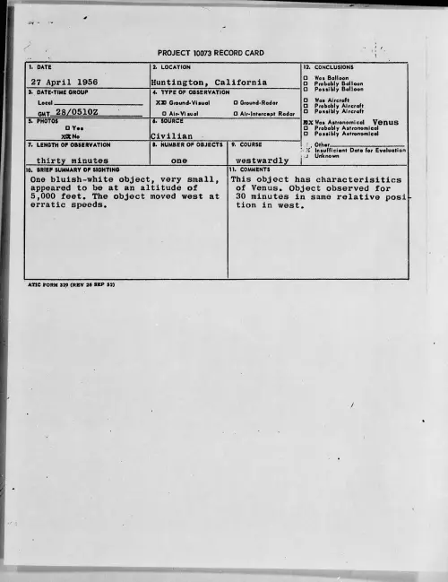 First page of 1956.04 - 6785642 - Huntington, California