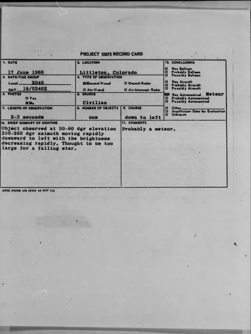 First page of 1960.06 - 7813559 - Littleton, Colorado