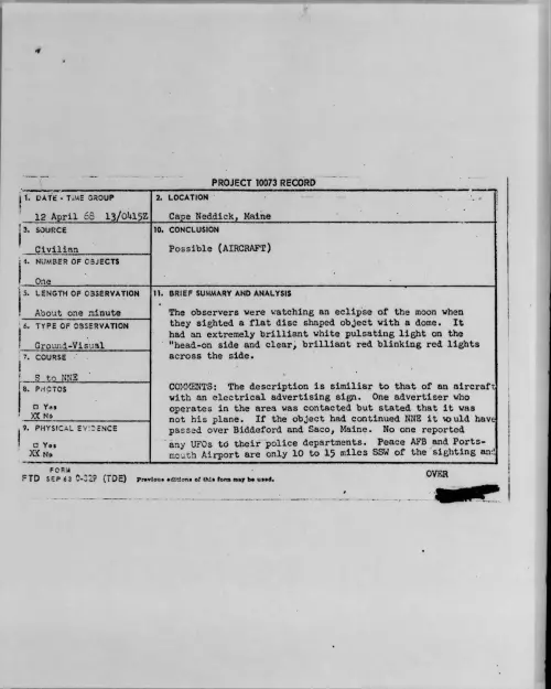 First page of 1968-04-6969688-CapeNeddick-Maine