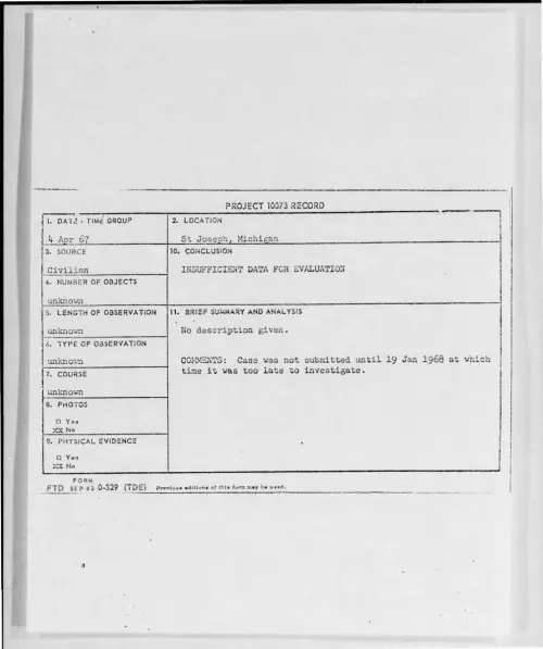 First page of 1967-04-7450899-St-Joseph-Michigan