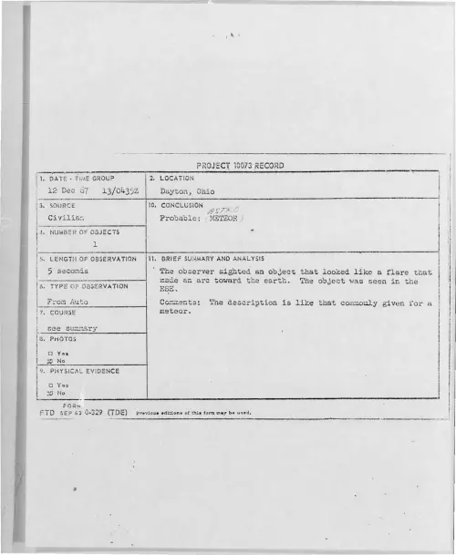 First page of 1967-12-6888370-Dayton-Ohio