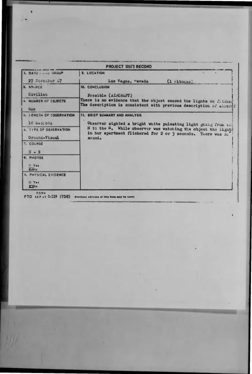 First page of 1967-11-6977524-LasVegas-Nevada