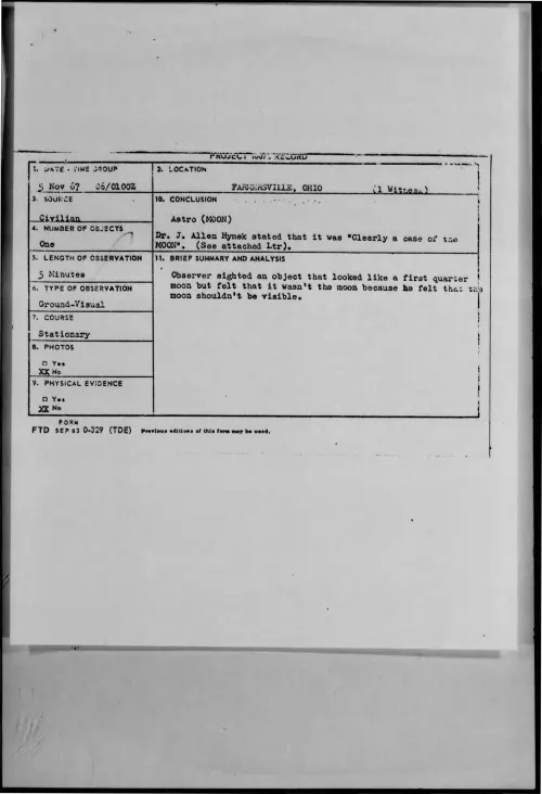 First page of 1967-11-6974374-FARMERSVILLE-OHIO