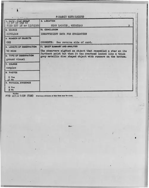 First page of 1967-09-7411724-NEARLACHINE-MICHIGAN