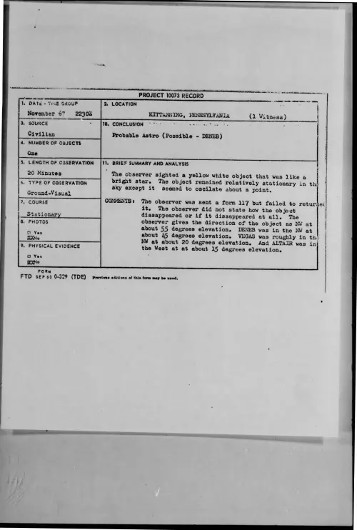 First page of 1967-11-6973765-KITTANNING-PENNSYLVANIA
