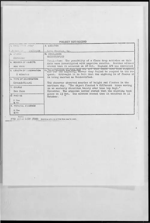 First page of 1967-10-7284044-LakeCharles-La