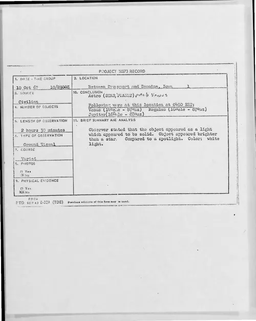 First page of 1967-10-7283003-BetweenDavenportandDemoine-Iowa