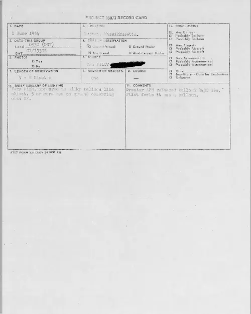 First page of 1954.06 - 8712958 - Boston, Massachusetts