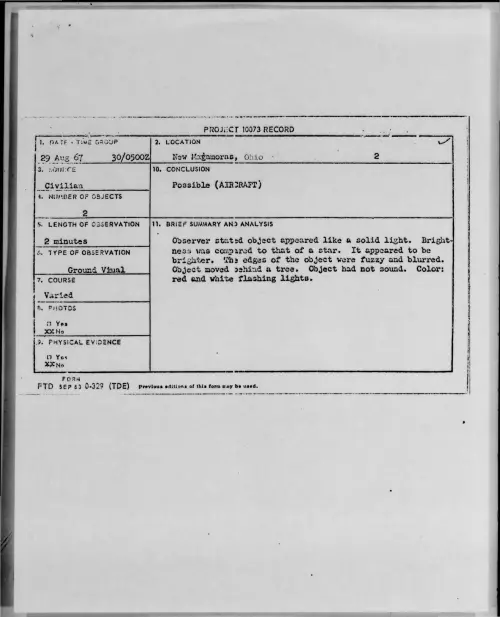 First page of 1967-08-7408668-NewMatamoras-Ohio