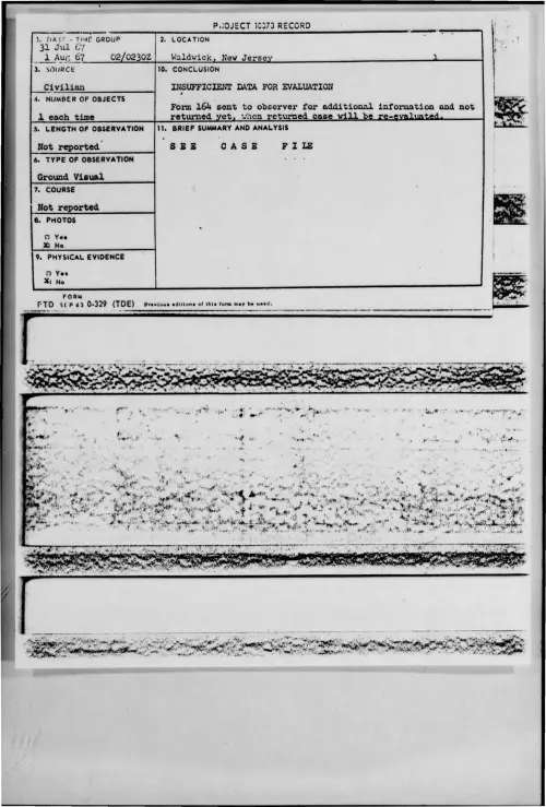 First page of 1967-07-7399028-Waldwick-NewJersey
