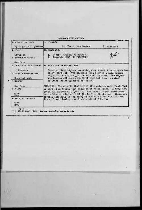 First page of 1967-08-7407234-St-Vrain-NewMexico