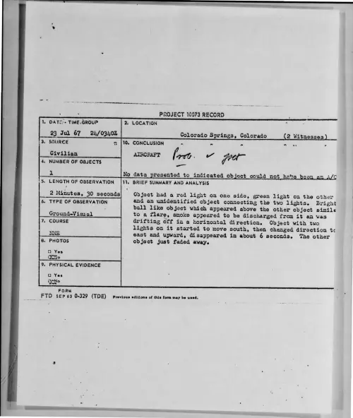 First page of 1967-07-7572158-ColoradoSprings-Colorado