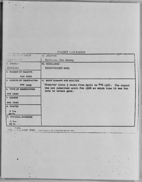 First page of 1967-04-7470733-Denville-NewJersey