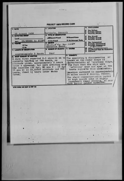 First page of 1956.08 - 7069816 - Bornholm, Denmark
