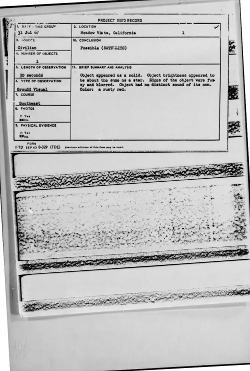 First page of 1967-07-7398571-MeadowVista-California