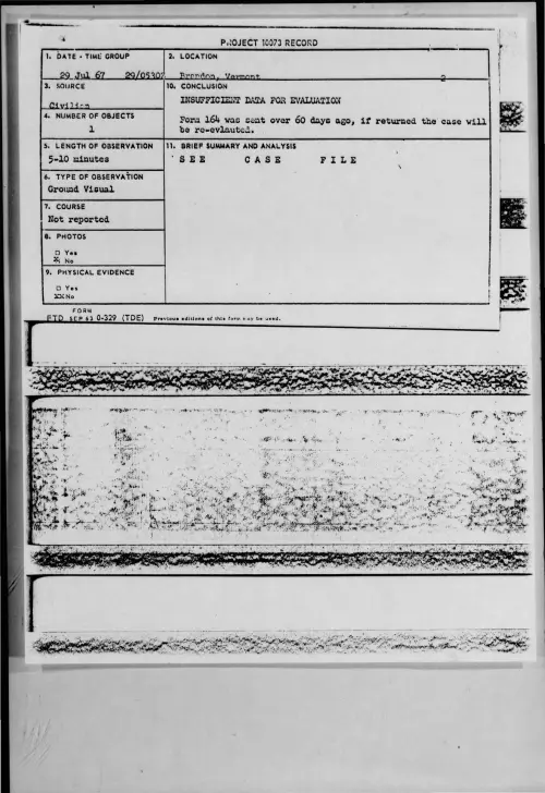 First page of 1967-07-7572888-Brendon-Vermont