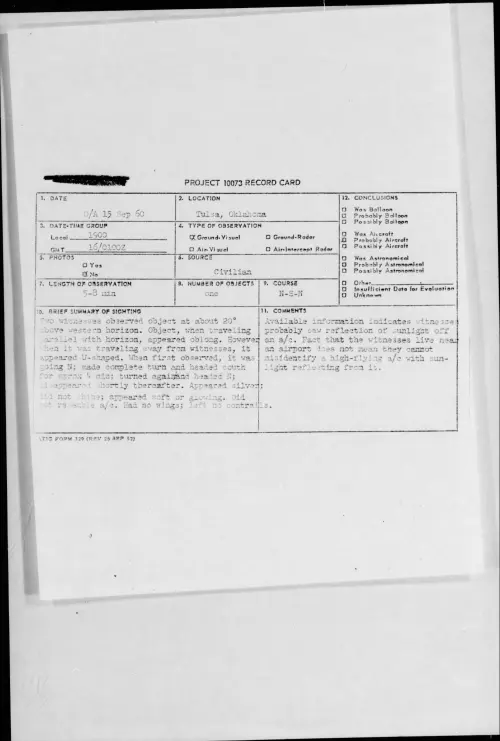 First page of 1960.09 - 8228291 - Tulsa, Oklahoma