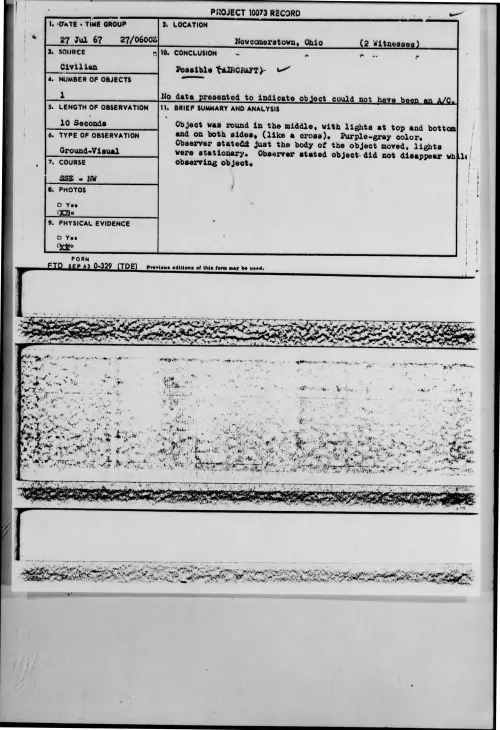 First page of 1967-07-7572739-Newcomerstown-Ohio