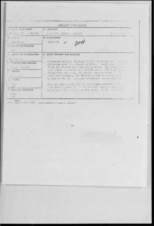 First page of 1967-06-9077929-SassafrasRiver-Maryland