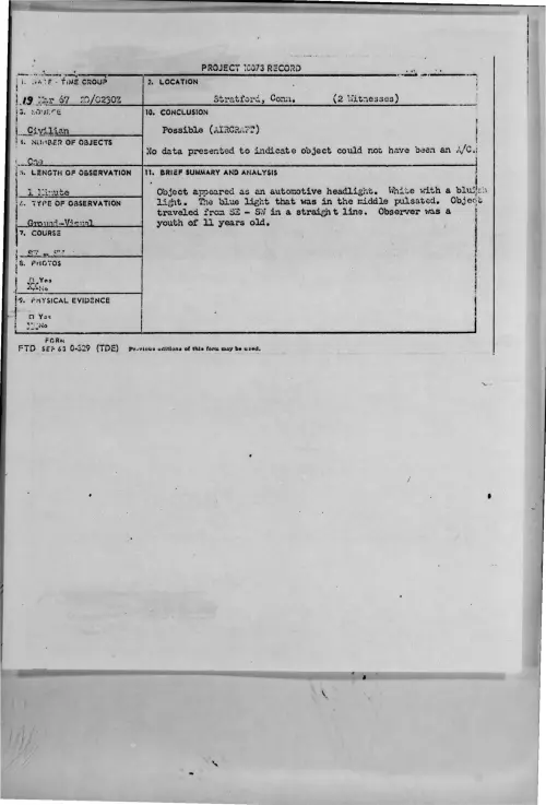 First page of 1967-03-7464592-Stratford-Conn