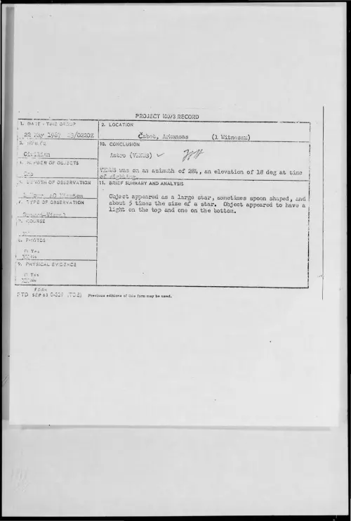 First page of 1967-05-9077599-Cabot-Arkansas