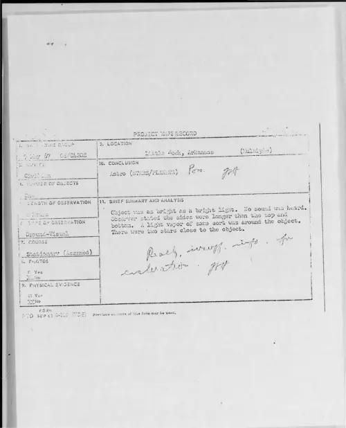 First page of 1967-05-9077302-LittleRock-Arkansas