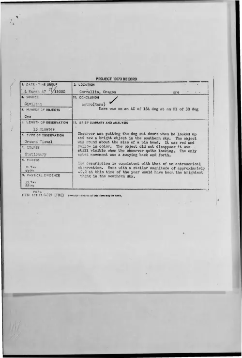 First page of 1967-03-9734802-Corvallis-Oregon