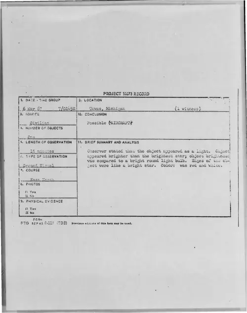 First page of 1967-03-9735086-Tawas-Michigan