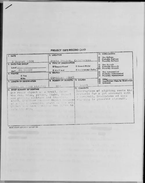 First page of 1956.08 - 6788676 - Santa Monica, California