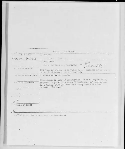 First page of 1967-04-7450980-Westminister-Colorado