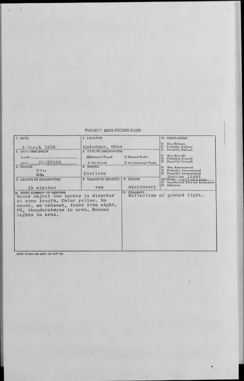 First page of 1956.03 - 7340782 - Columbus, Ohio