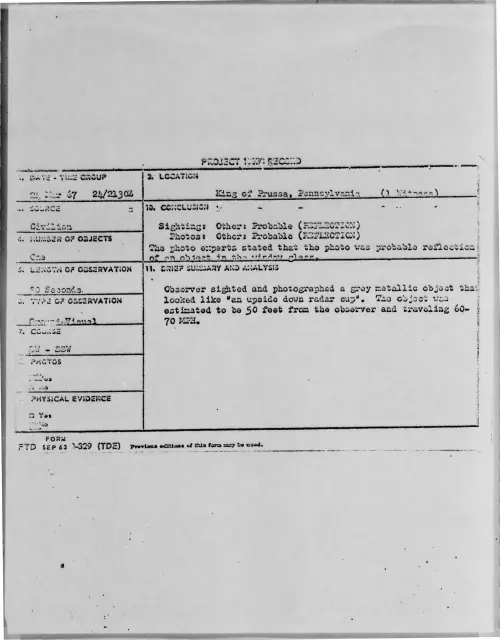 First page of 1967-03-7467470-KingOfPrussia-Pennsylvania