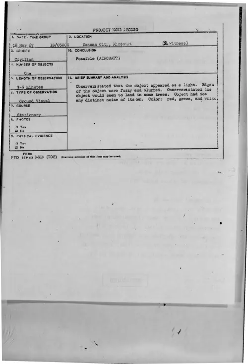 First page of 1967-03-7464303-KansasCity-Missouri
