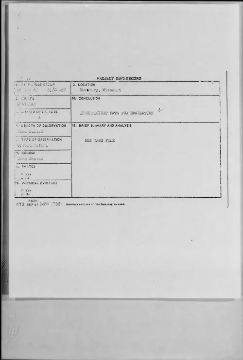 First page of 1967-02-9666360-Newburg-Missouri