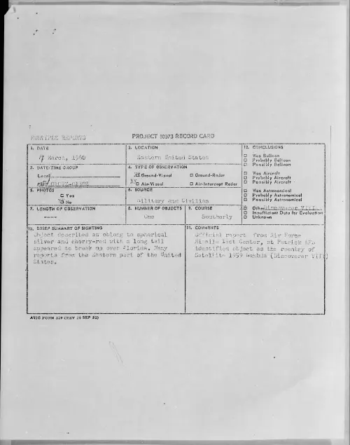 First page of 1960.03 - 6970969 - Eastern United States