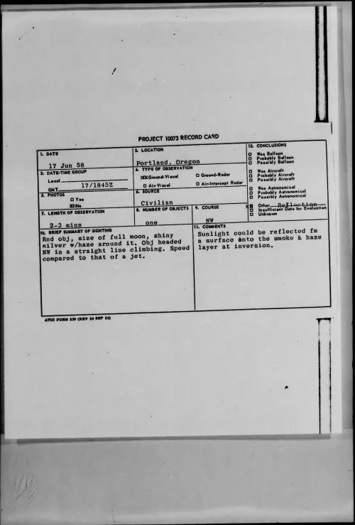 First page of 1958.06 - 8847669 - Portland, Oregon