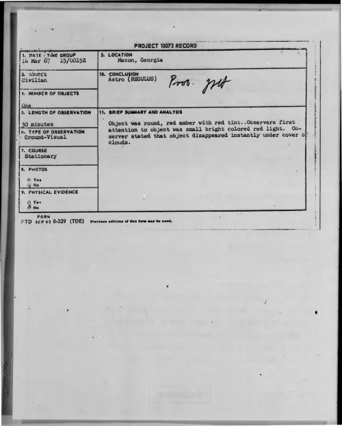 First page of 1967-03-7461079-Macon-Georgia