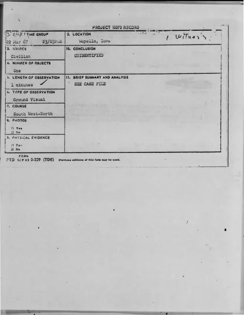 First page of 1967-03-7465634-Wapello-Iowa