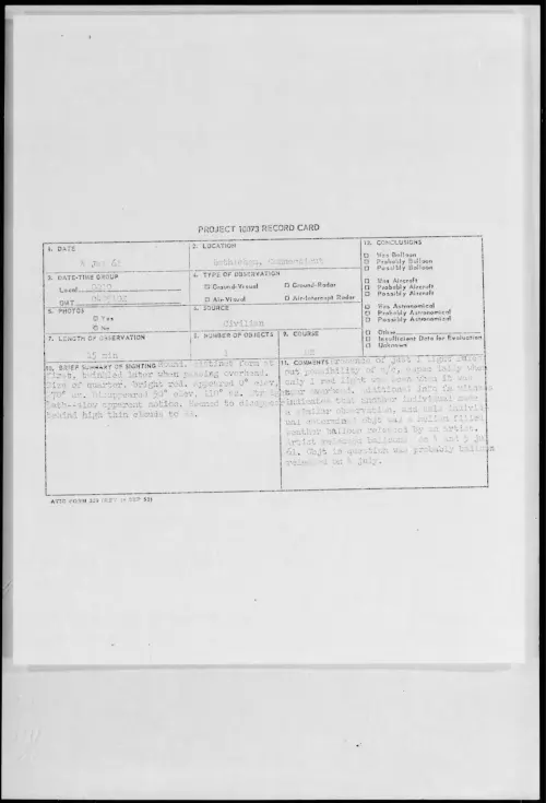 First page of 1961.07 - 8693540 - Bethlehem, Connecticut
