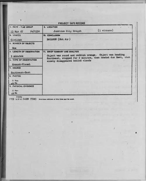 First page of 1967-03-7460988-JunctionCityOregon