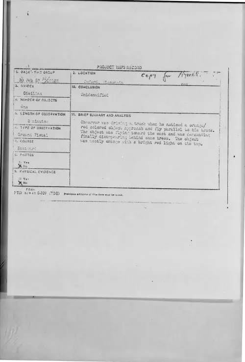 First page of 1967-02-9666279-Oxford-Wisconsin