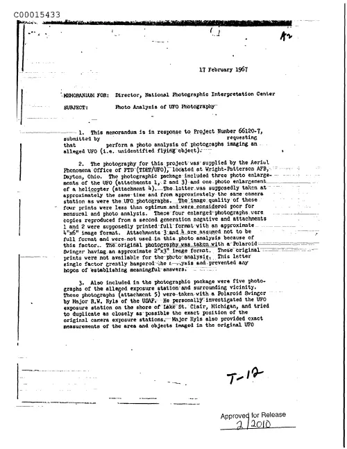 First page of CIAUFO - PhotoAnalysisOfUfoPhotographyDoc_0005516068