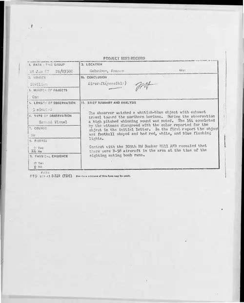 First page of 1967-01-8539999-Columbus-Kansas